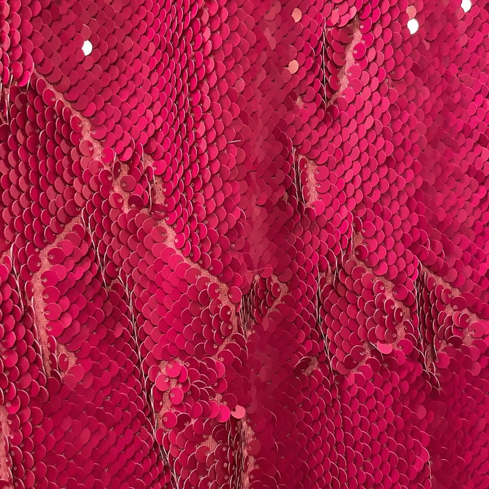 Elegant Pink Sequin Dress